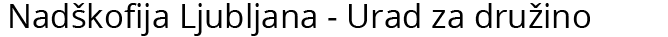Urad za družino – Nadškofija Ljubljana Logo