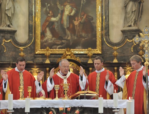 Nagovor nadškofa Antona Stresa pri mašniškem posvečenju